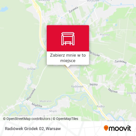 Mapa Emów Gródek