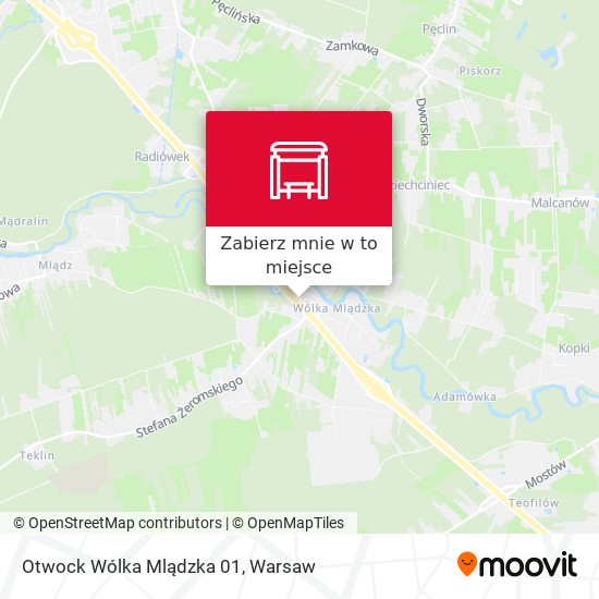 Mapa Otwock Wólka Mlądzka 01