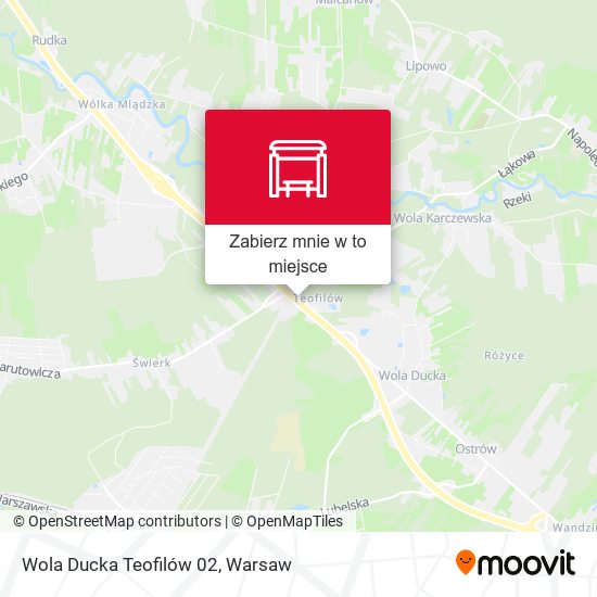 Mapa Wola Ducka Teofilów