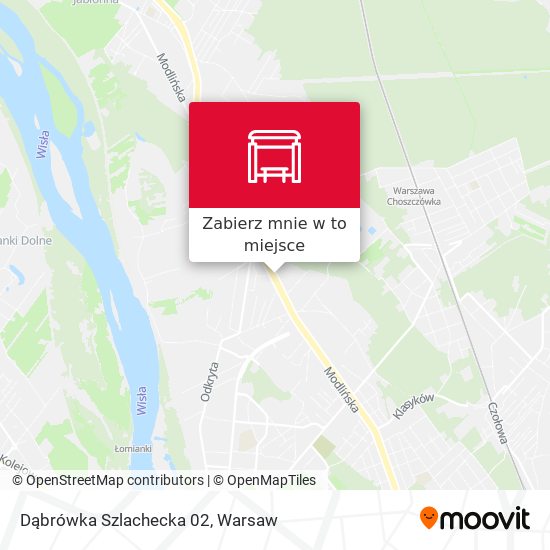 Mapa Dąbrówka Szlachecka