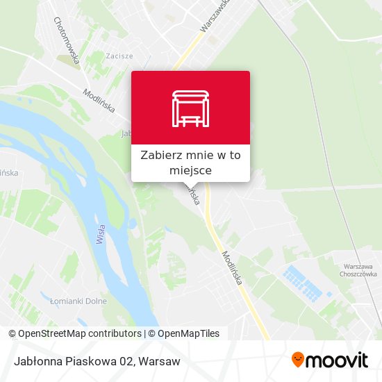 Mapa Jabłonna Piaskowa