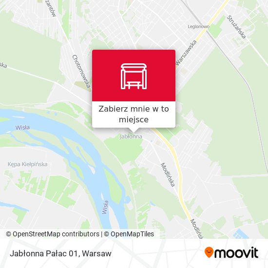 Mapa Jabłonna Pałac