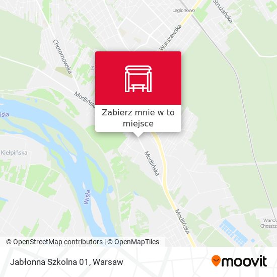 Mapa Jabłonna Szkolna