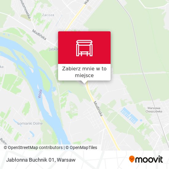 Mapa Jabłonna Buchnik