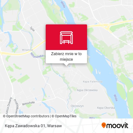 Mapa Kępa Zawadowska 01