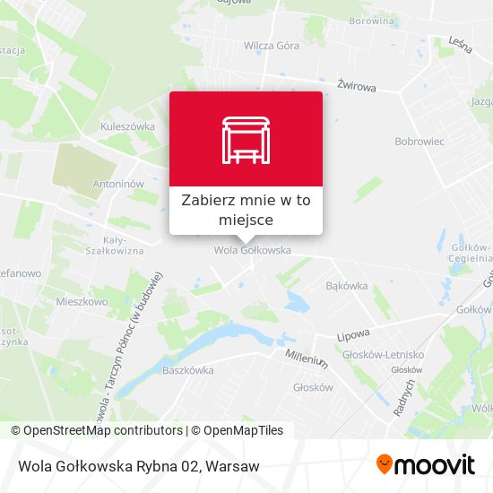 Mapa Wola Gołkowska Rybna 02