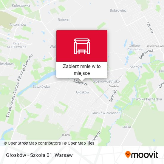 Mapa Głosków-Szkoła