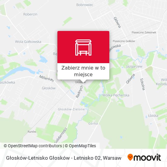 Mapa Głosków-Letnisko Głosków - Letnisko 02