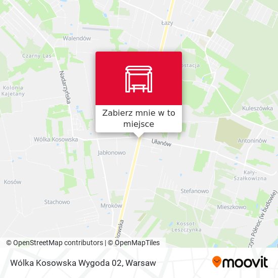 Mapa Wólka Kosowska Wygoda 02