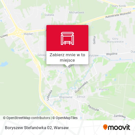 Mapa Boryszew Stefanówka 02