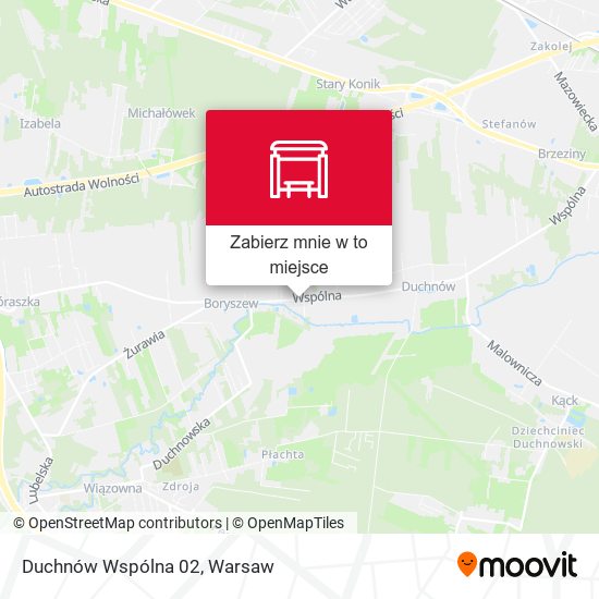 Mapa Duchnów Wspólna