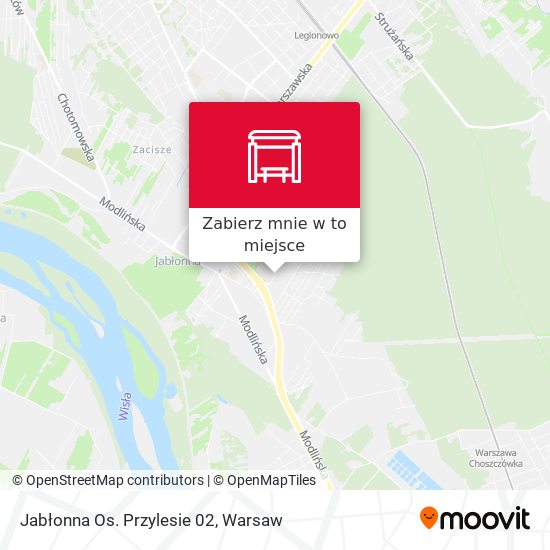 Mapa Jabłonna Os. Przylesie 02