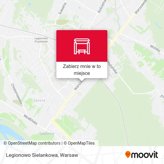 Mapa Legionowo Sielankowa