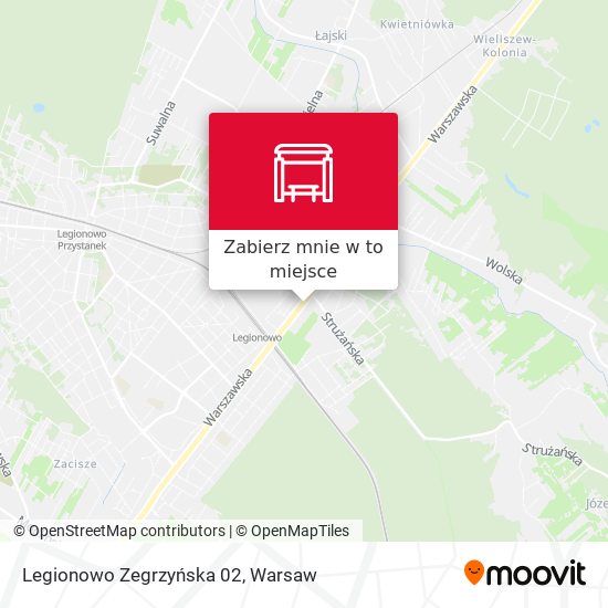 Mapa Legionowo Zegrzyńska 02