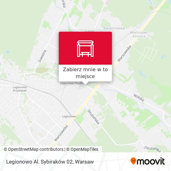 Mapa Legionowo Al. Sybiraków 02