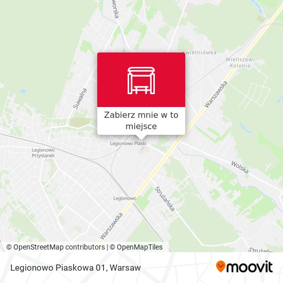 Mapa Legionowo Piaskowa 01