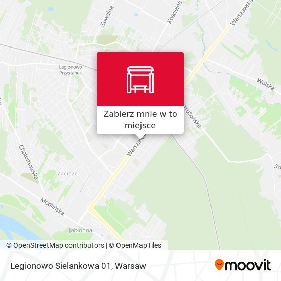 Mapa Legionowo Sielankowa