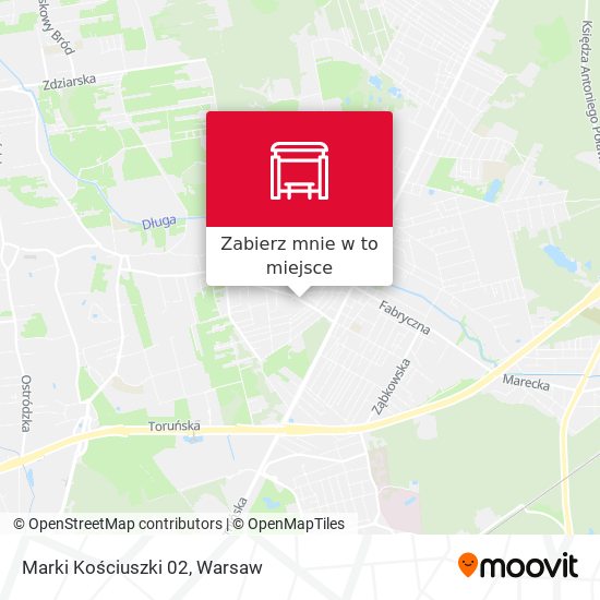 Mapa Marki Kościuszki