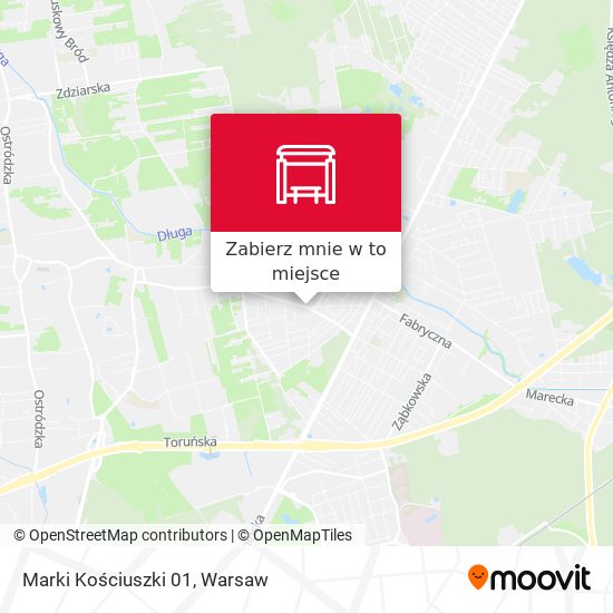 Mapa Marki Kościuszki