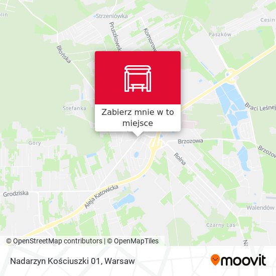 Mapa Nadarzyn Kościuszki 01