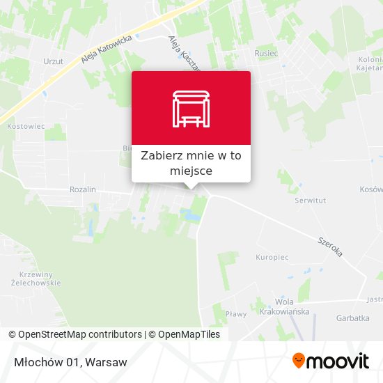 Mapa Młochów 01