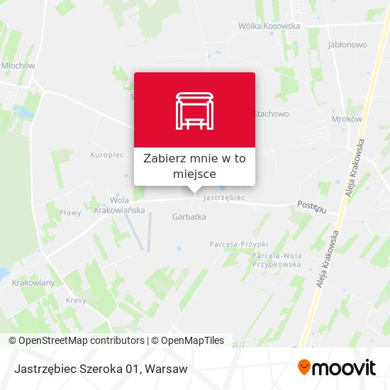 Mapa Jastrzębiec Szeroka 01