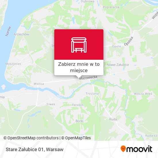 Mapa Stare Załubice 01