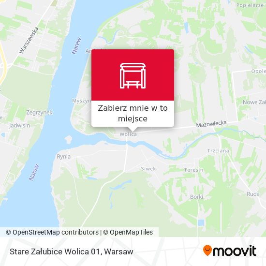 Mapa Stare Załubice Wolica 01