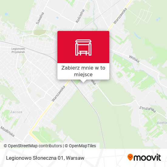 Mapa Legionowo Słoneczna 01