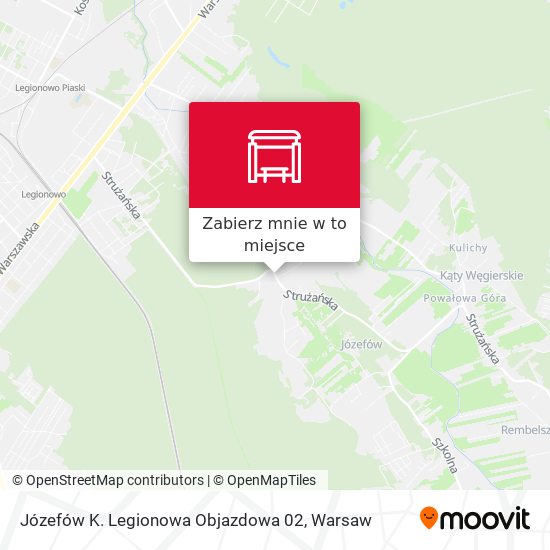 Mapa Józefów K. Legionowa Objazdowa 02