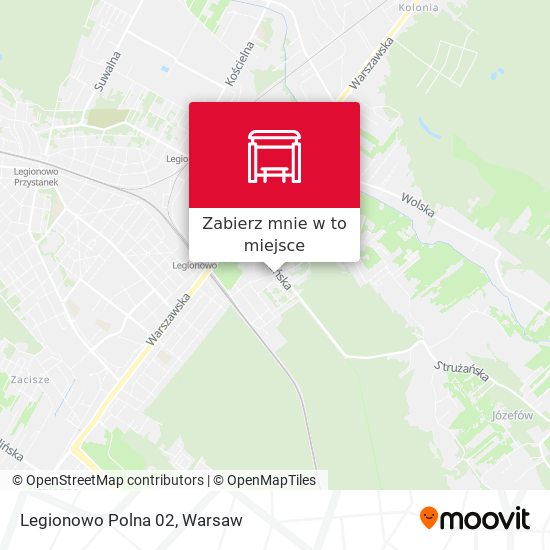 Mapa Legionowo Polna 02