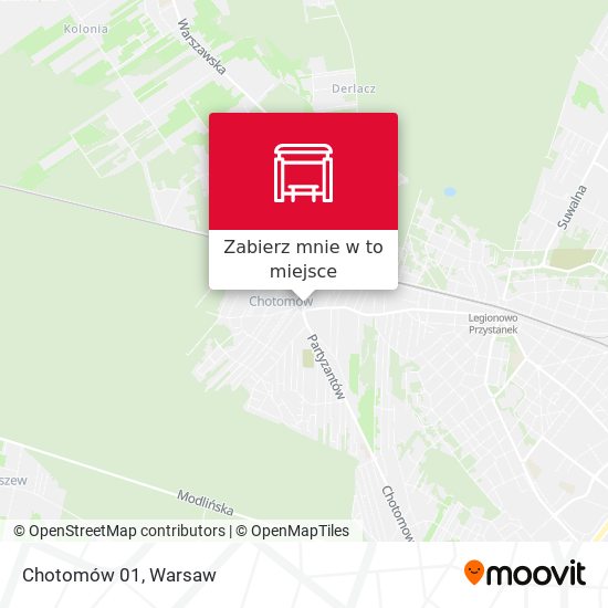 Mapa Chotomów