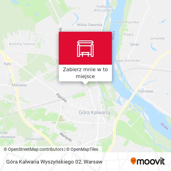 Mapa Góra Kalwaria Wyszyńskiego