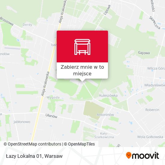 Mapa Łazy Lokalna 01