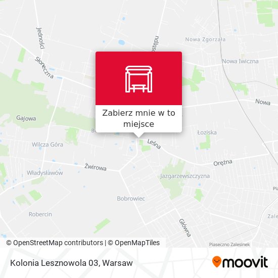 Mapa Kolonia Lesznowola