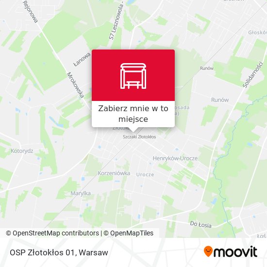 Mapa OSP Złotokłos 01