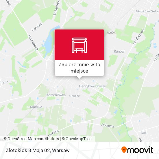 Mapa Złotokłos 3 Maja 02