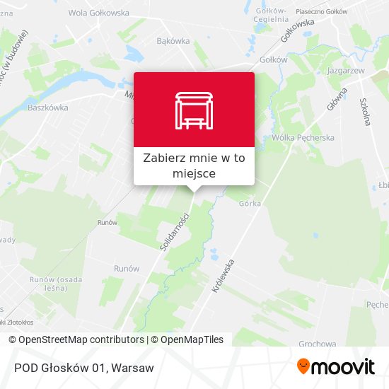 Mapa POD Głosków 01