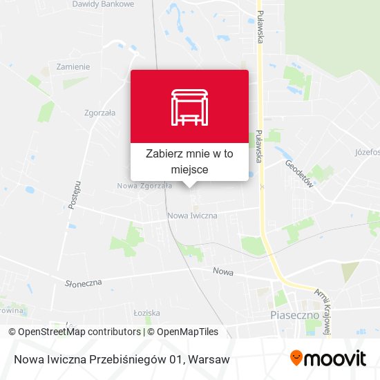 Mapa Nowa Iwiczna Przebiśniegów 01