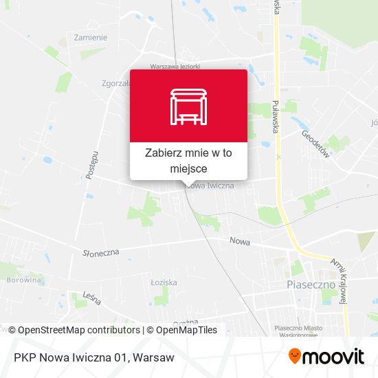 Mapa PKP Nowa Iwiczna 01