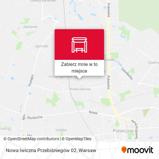 Mapa Nowa Iwiczna Przebiśniegów 02