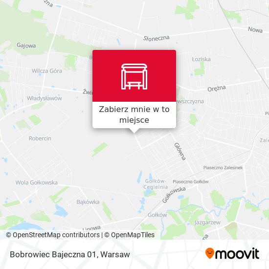 Mapa Bobrowiec Bajeczna 01