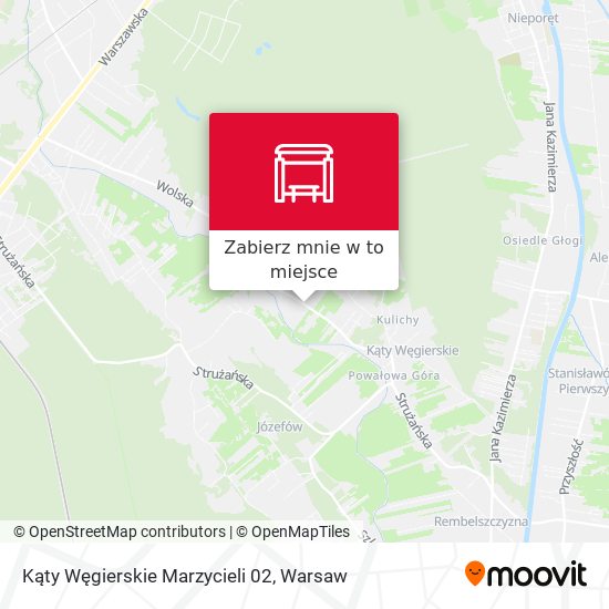 Mapa Kąty Węgierskie Marzycieli