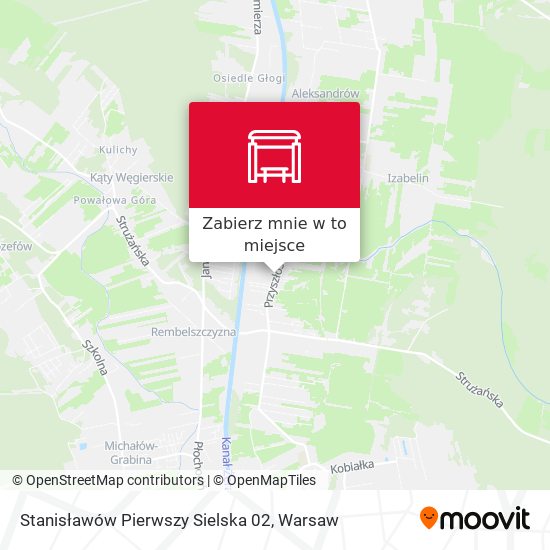 Mapa Stanisławów Pierwszy Sielska 02