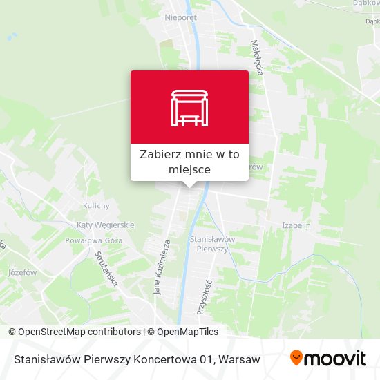 Mapa Stanisławów Pierwszy Koncertowa 01