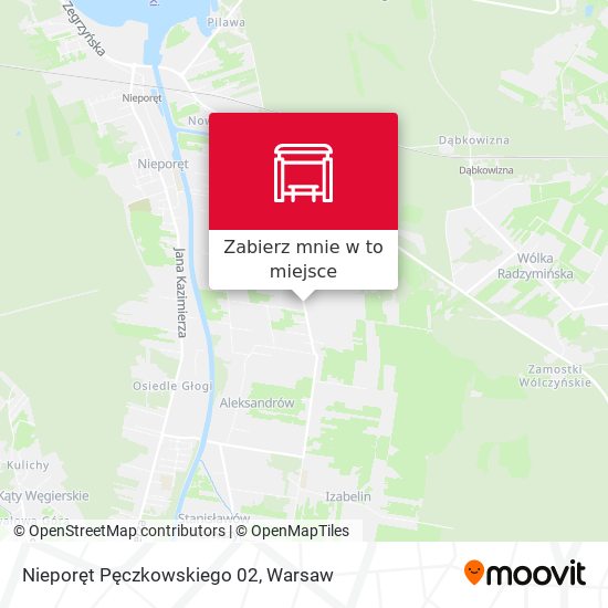 Mapa Nieporęt Pęczkowskiego 02