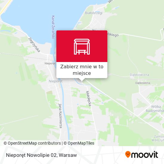 Mapa Nieporęt Nowolipie 02