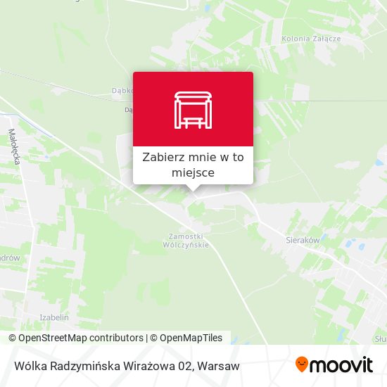 Mapa Wólka Radzymińska Wirażowa 02