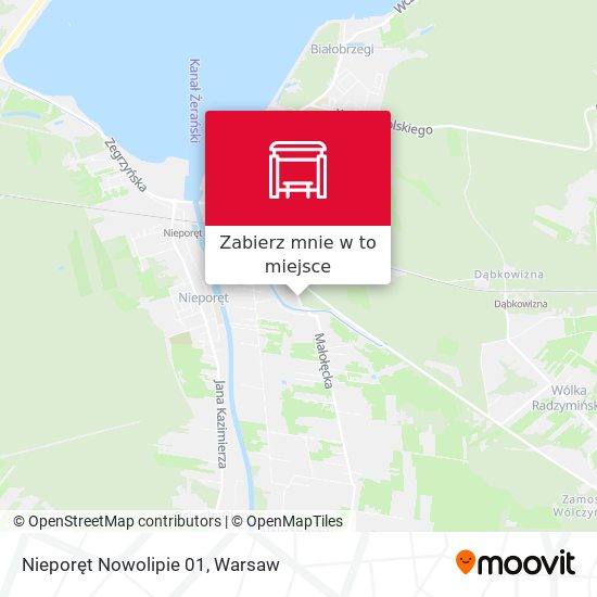 Mapa Nieporęt Nowolipie 01