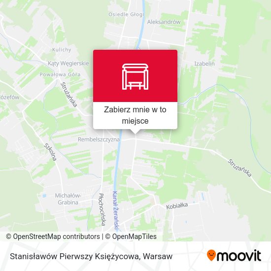 Mapa Stanisławów Pierwszy Księżycowa